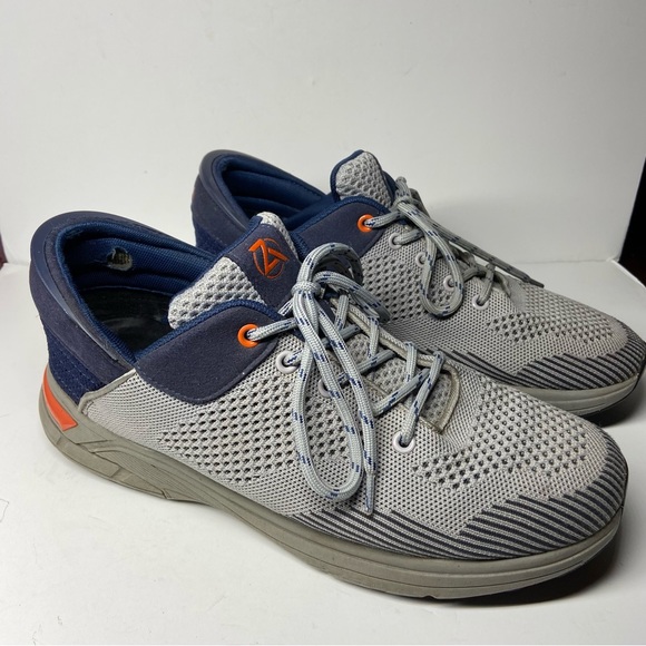 Zeba Shoes Zeba Mens 5 Handsfree Shoes Onyx Gray Low Lace Up Athletic Sneakers Read Poshmark